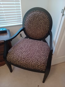 Cheetah Print Side Chair