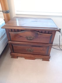 Rustic Wood Night Stand
