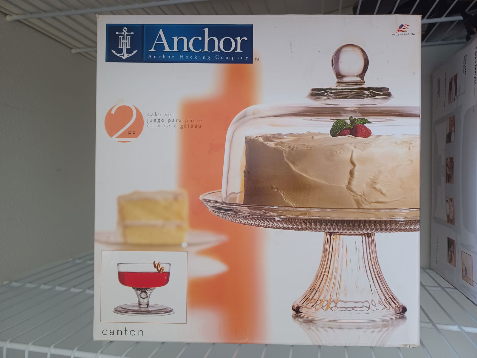 NEW Anchor Hocking Pedestal Cake Plate (1 of 3)