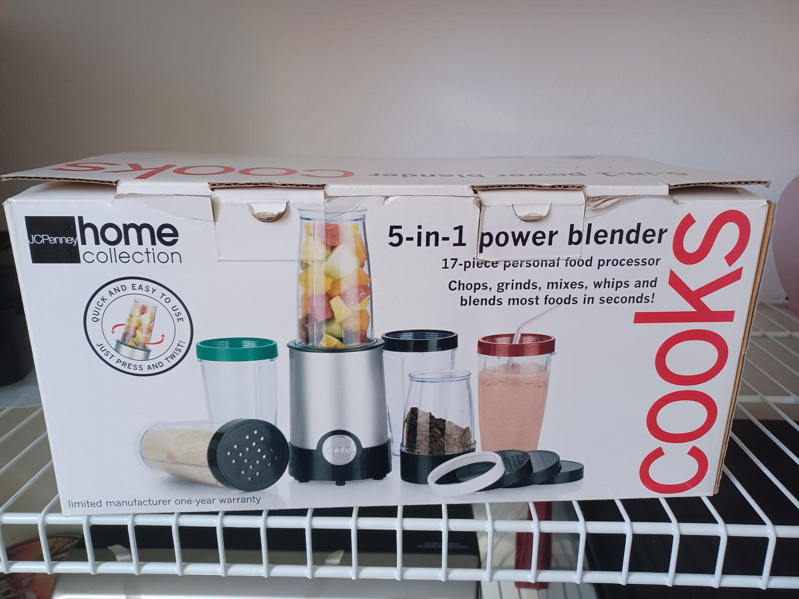 Cooks 5 in 1 Power Blender Set: Cooks 5 in 1 Power Blender Set