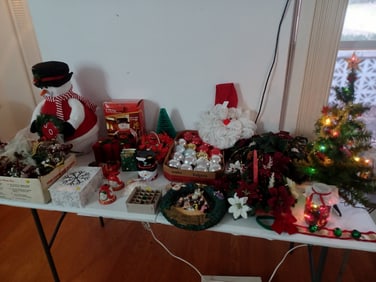 Christmas decorations as seen