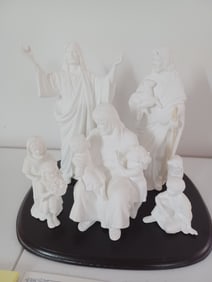 Lenox Collection of Jesus The Savior, The Good Shephard, and The Childrens Blessing Figurines on