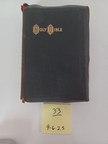Vintage Holy Bible Blue Ribbon Version by Hertel