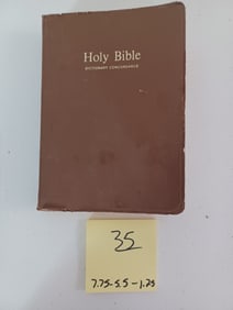Vintage Holy Bible Red Letter Edition by Nelson