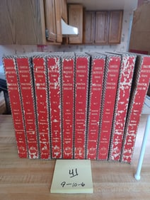 Vintage set of Career Institute Course in Practical English / some wear on box covers as seen