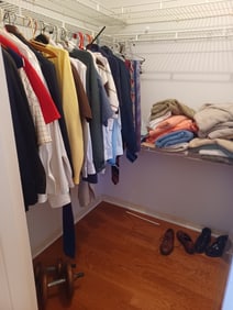 Entire contents of closet / as seen