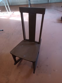 Vintage Rocking Chair / Painted