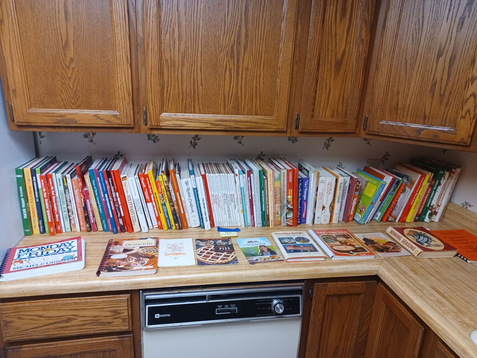Large Lot of Cooking Books/ all seen (1 of 10)