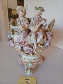 Large Vintage German Porcelain Urn / Vase no visible damage/ see photos for details