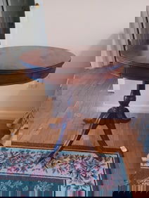 1940s Mahogany Drum Table