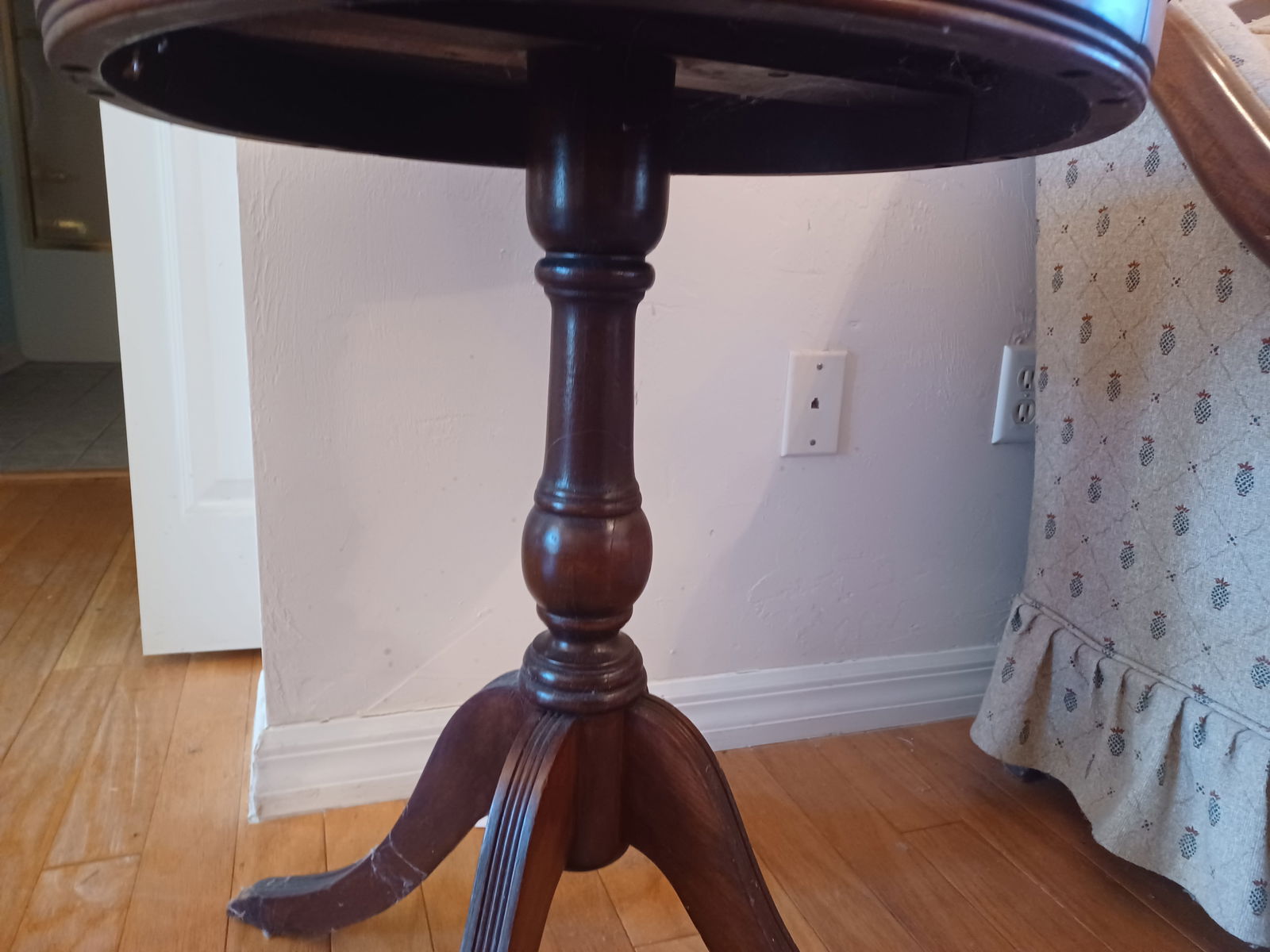 1940s Mahogany Drum Table - 5