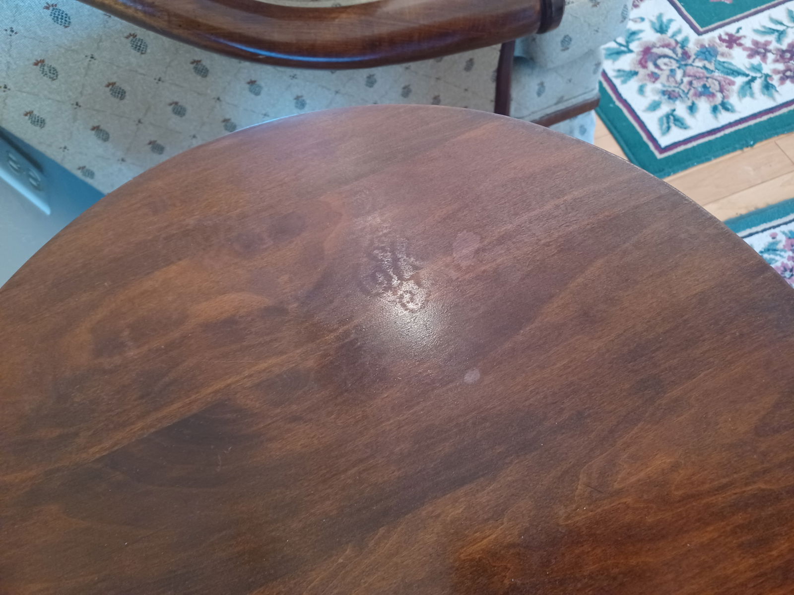 1940s Mahogany Drum Table - 6