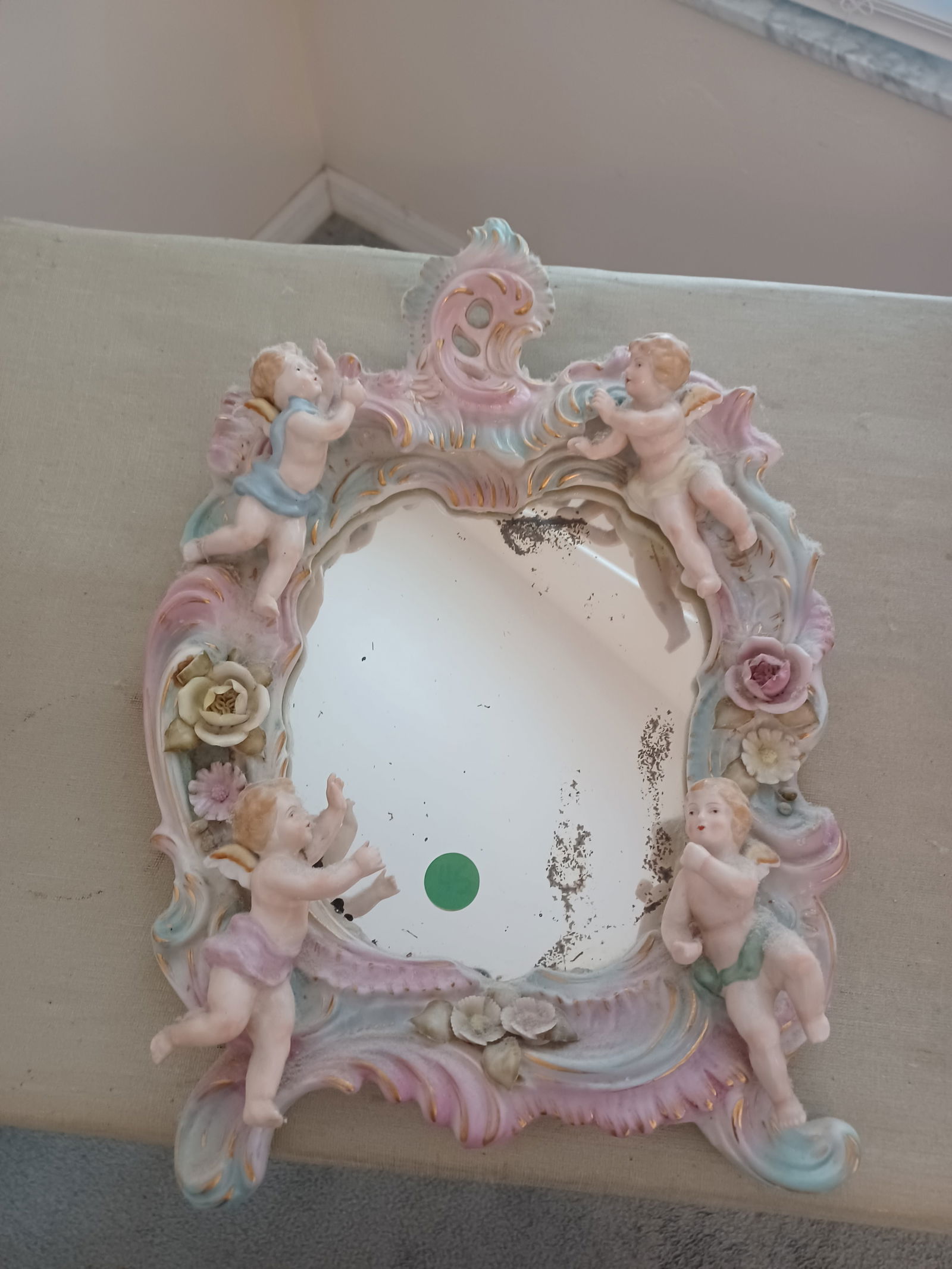 Porcelain Wall Mirror: Porcelain Wall Mirror