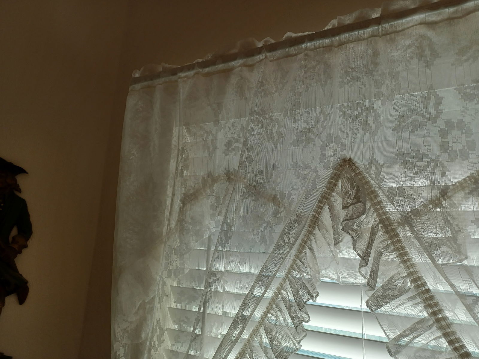 Pair of Lace Curtains 78inch length - 4