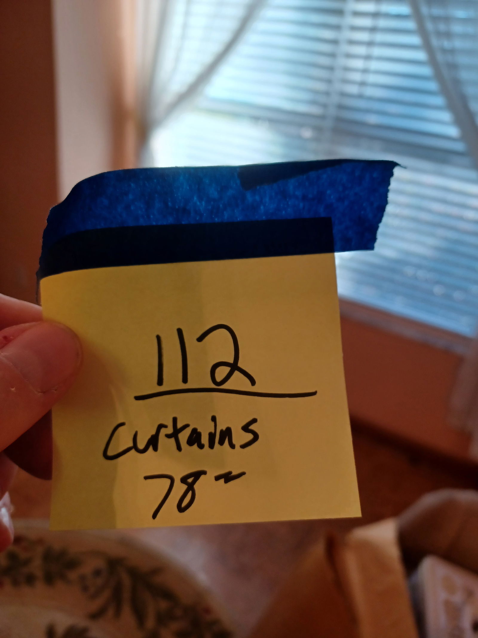 Pair of Sheer Curtains 78 inch length - 2