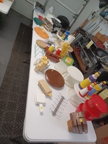 Large Lot Everything on Table Top