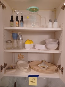 Large Kitchen Lot / everything seen in cabinets