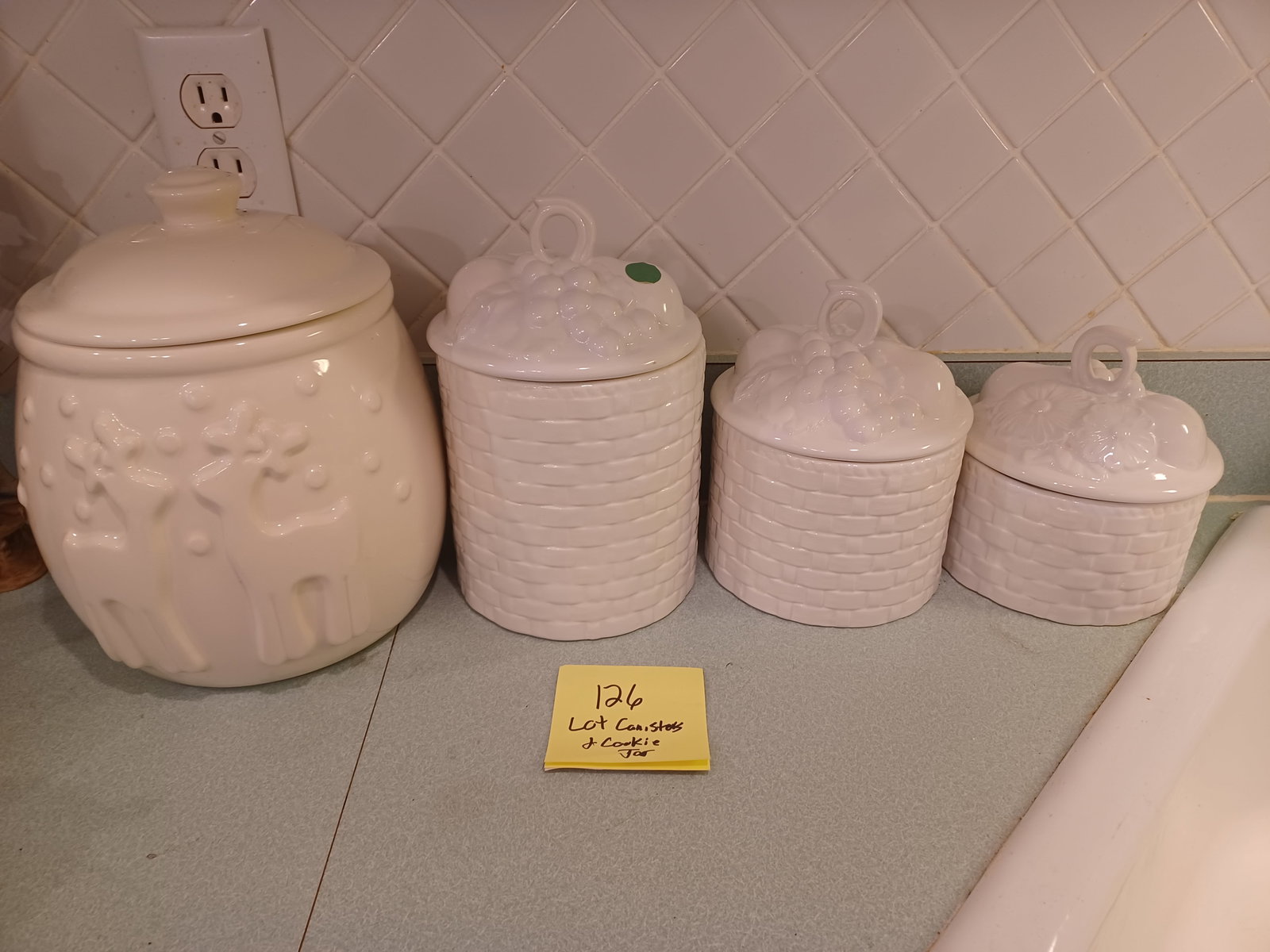 Lot of Cannisters and Cookie Jar (1 of 3)