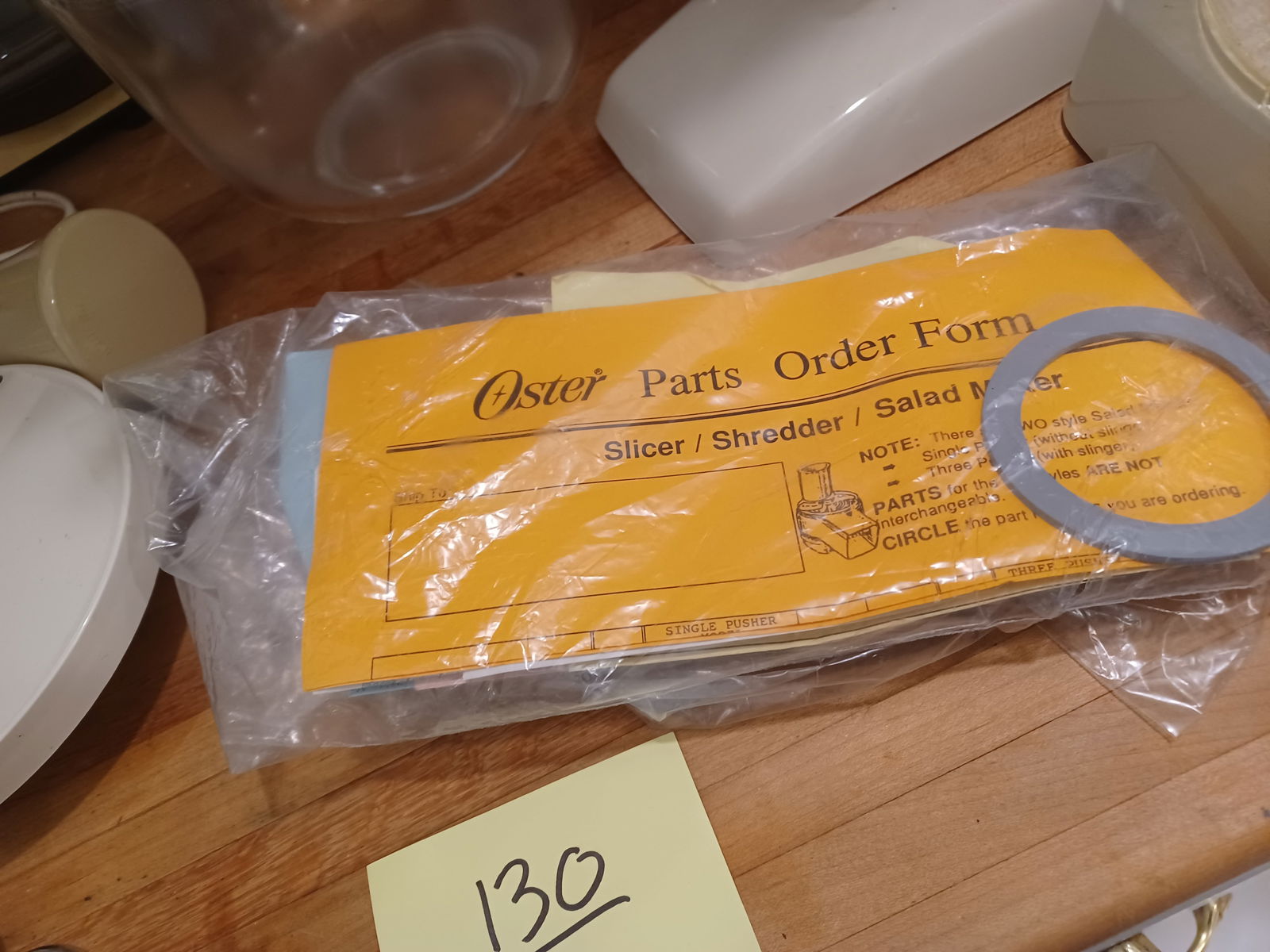 Amazing Vintage Oster Kitchen Center with all the attachments shown / tested works - 8