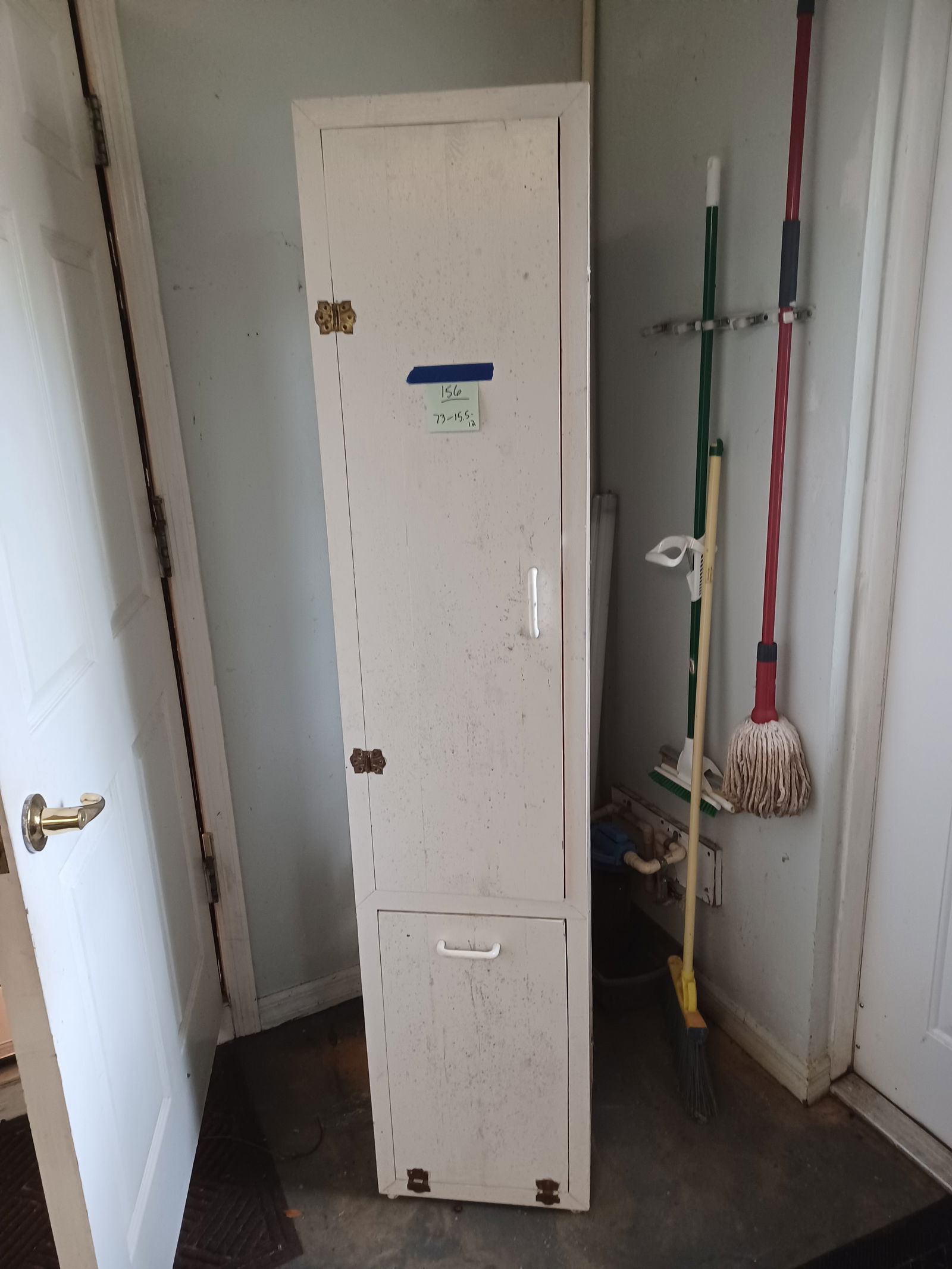 White Wood Shop Cabinet (1 of 5)