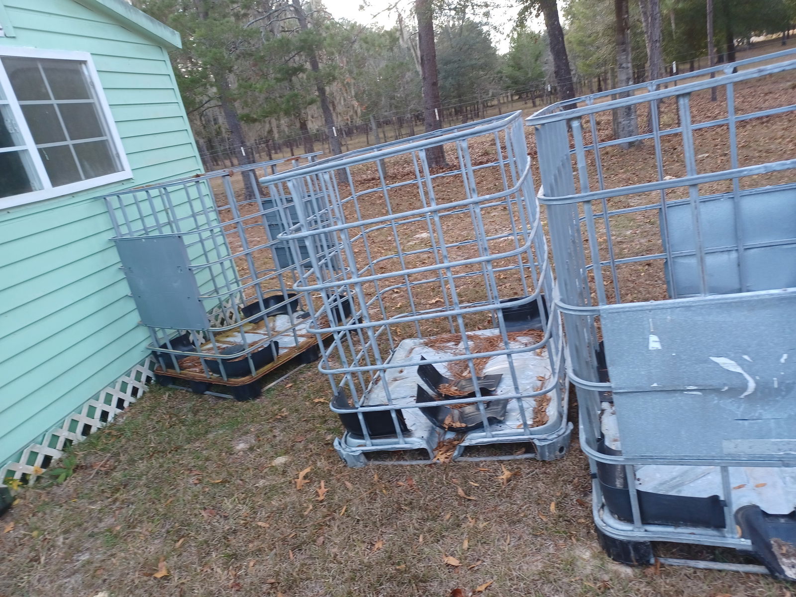 Lot of 9 Metal Crates / originally used to ship chemicals/ repurpose for your needs - 5