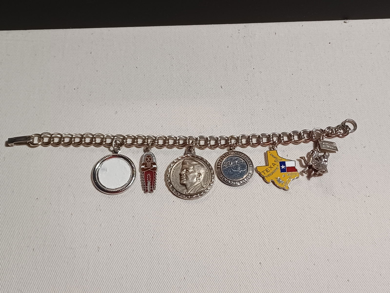 Charm Bracelet with a few Sterling Charms (1 of 6)