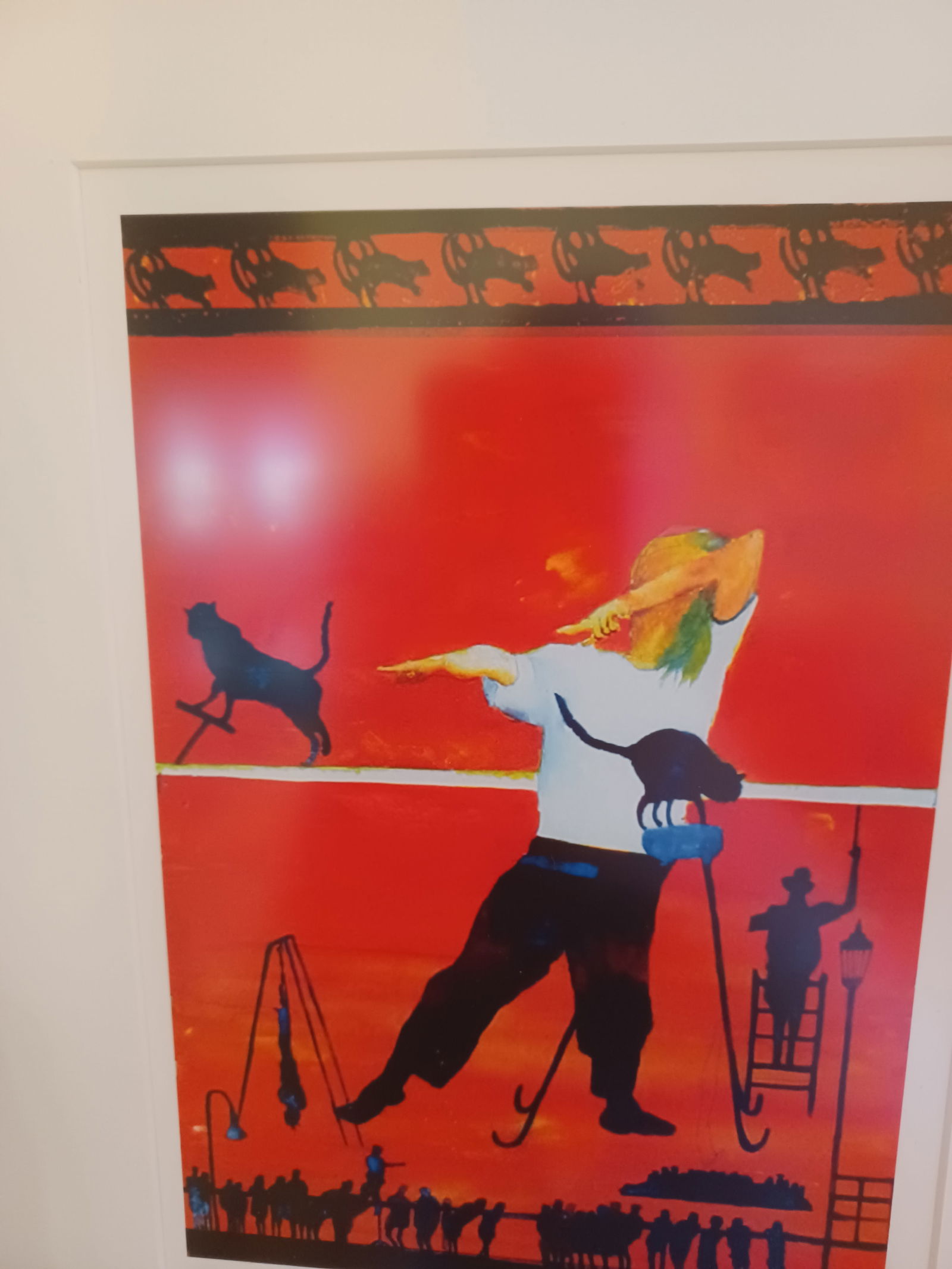 The Cat Men of Key West print by Barbara Powell / artist signed - 4