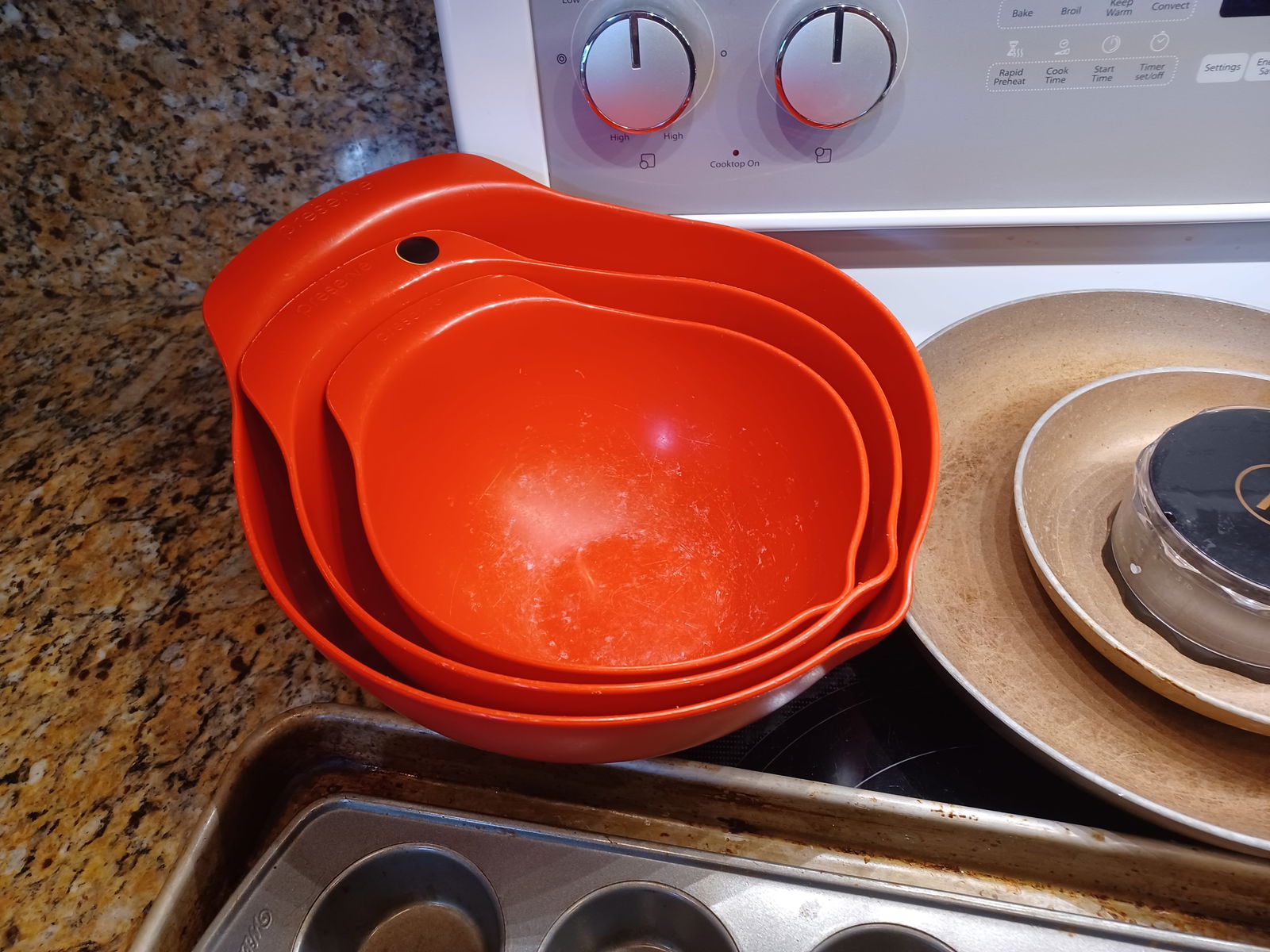 Large Kitchen lot. Everything shown in Drawer and on Counter Top - 5