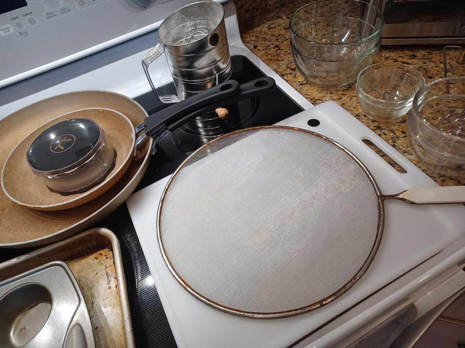 Large Kitchen lot. Everything shown in Drawer and on Counter Top - 6