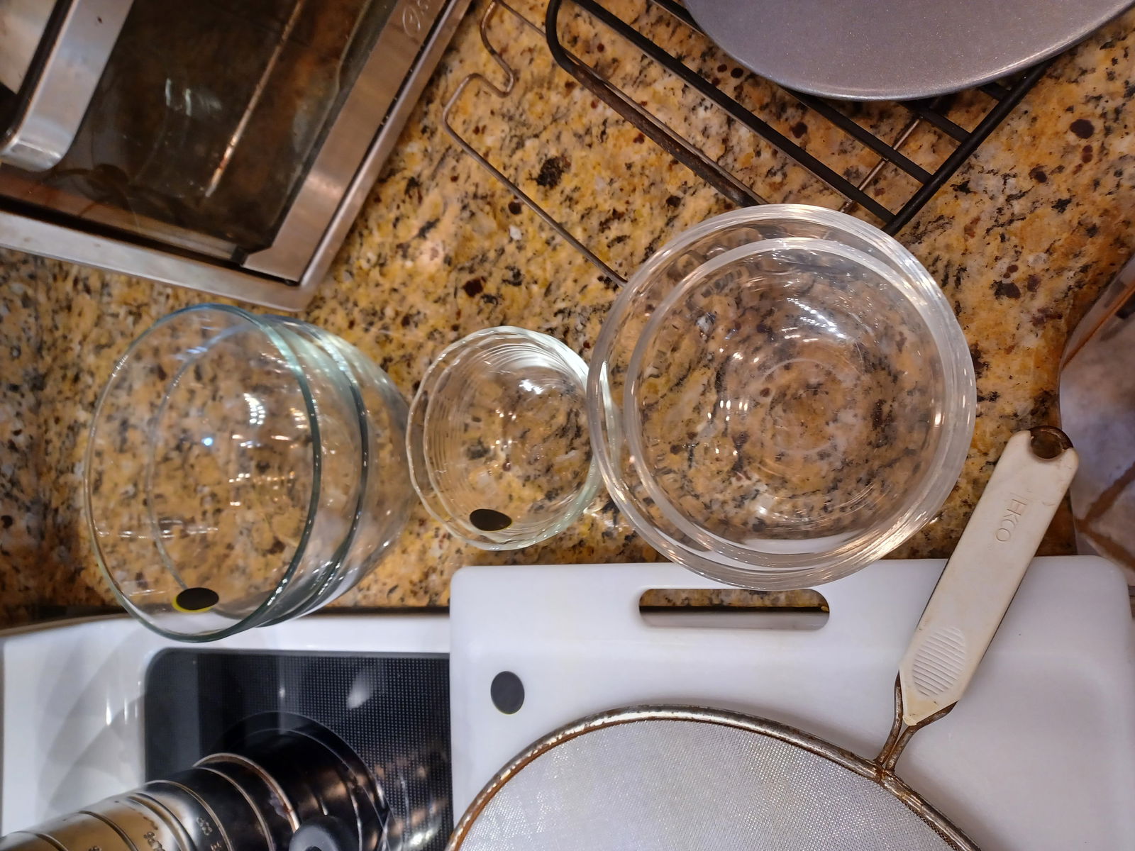 Large Kitchen lot. Everything shown in Drawer and on Counter Top - 7