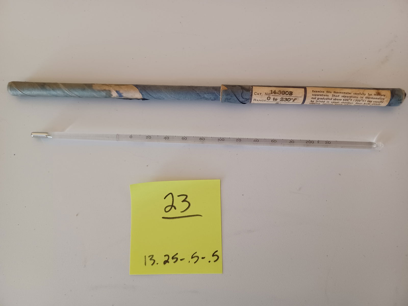 Vintage Fisher Scientific Thermometer: Vintage Fisher Scientific Thermometer