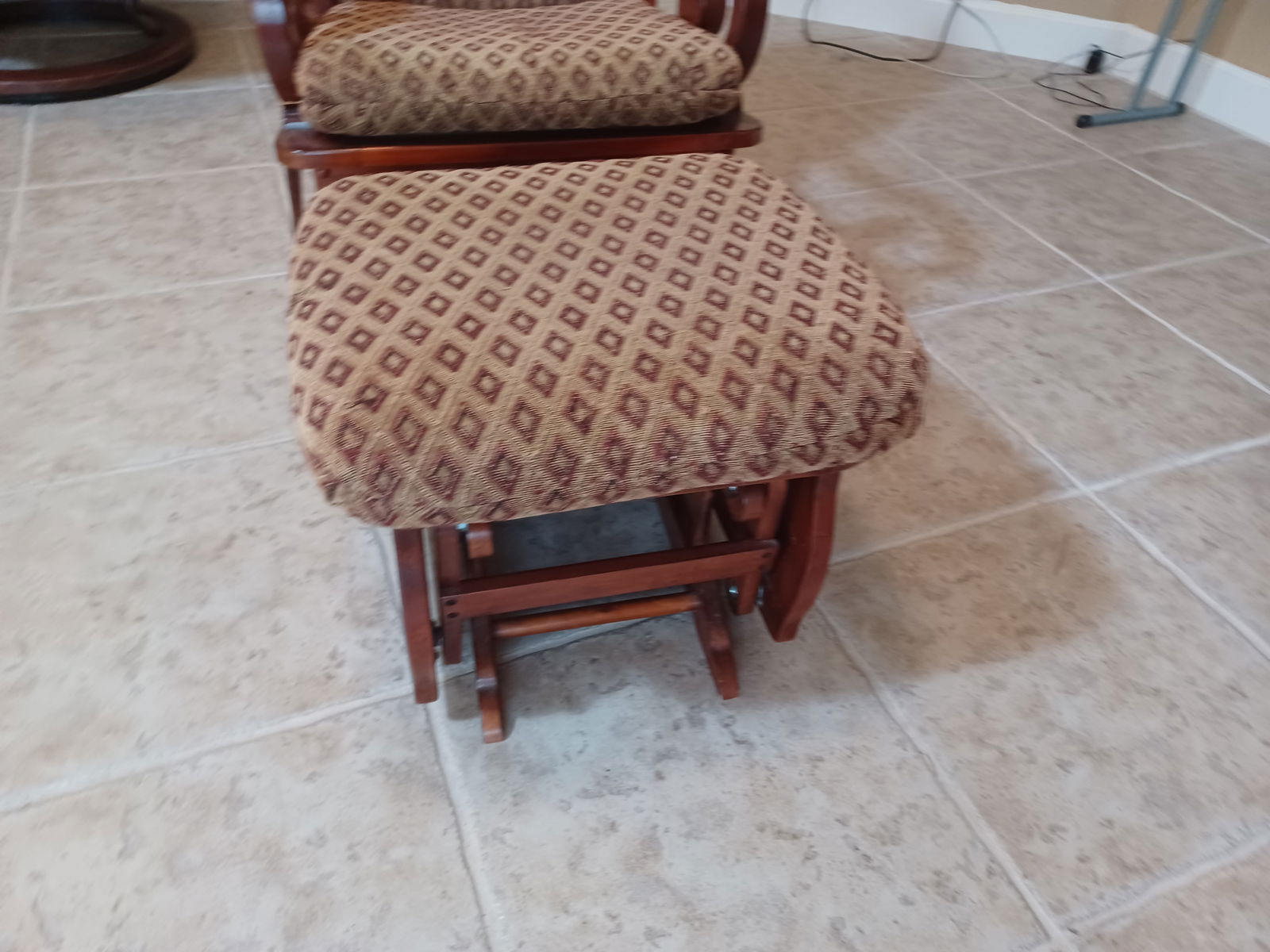 Brooks Glider and Footstool - 7