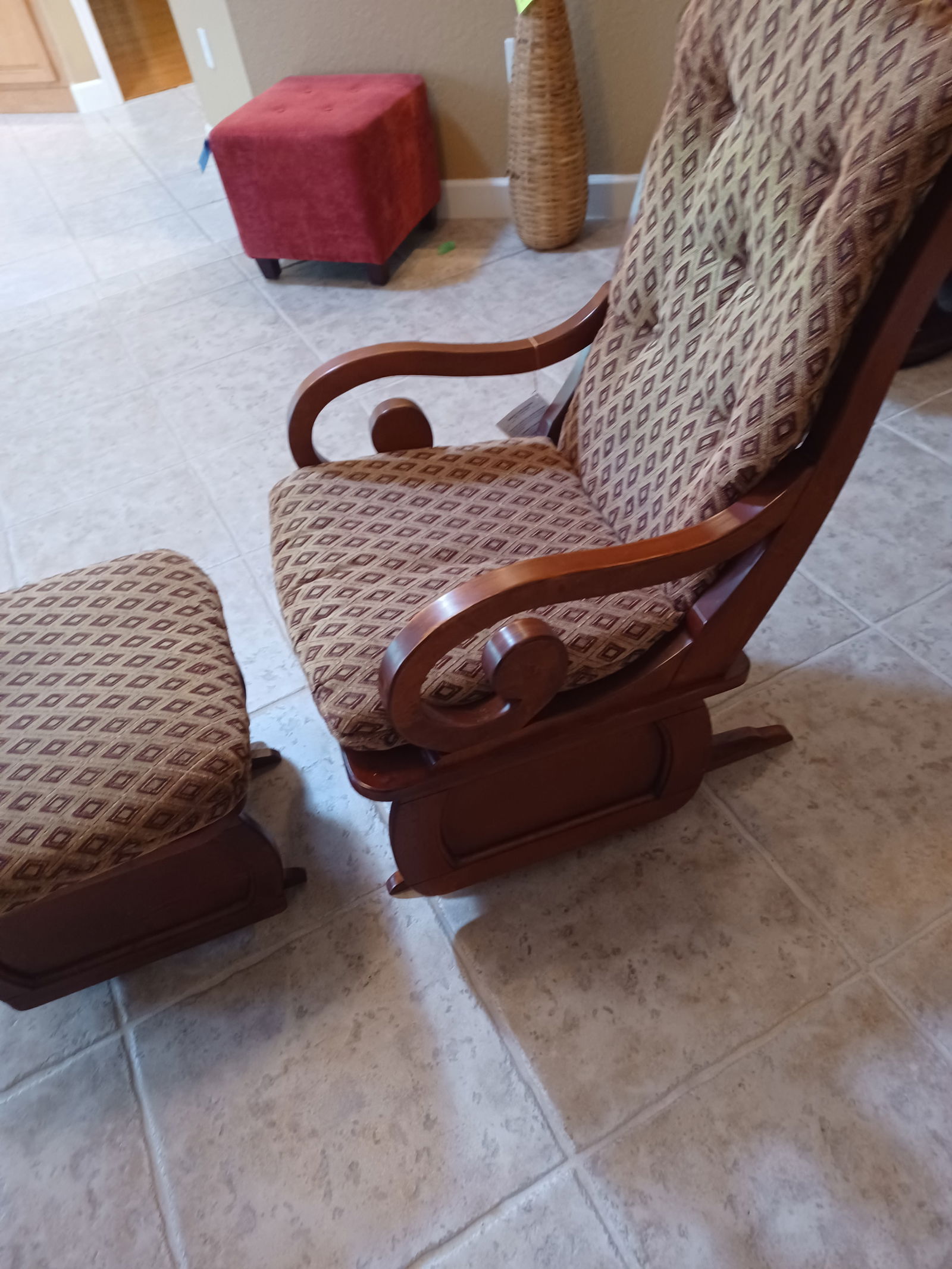 Brooks Glider and Footstool - 8