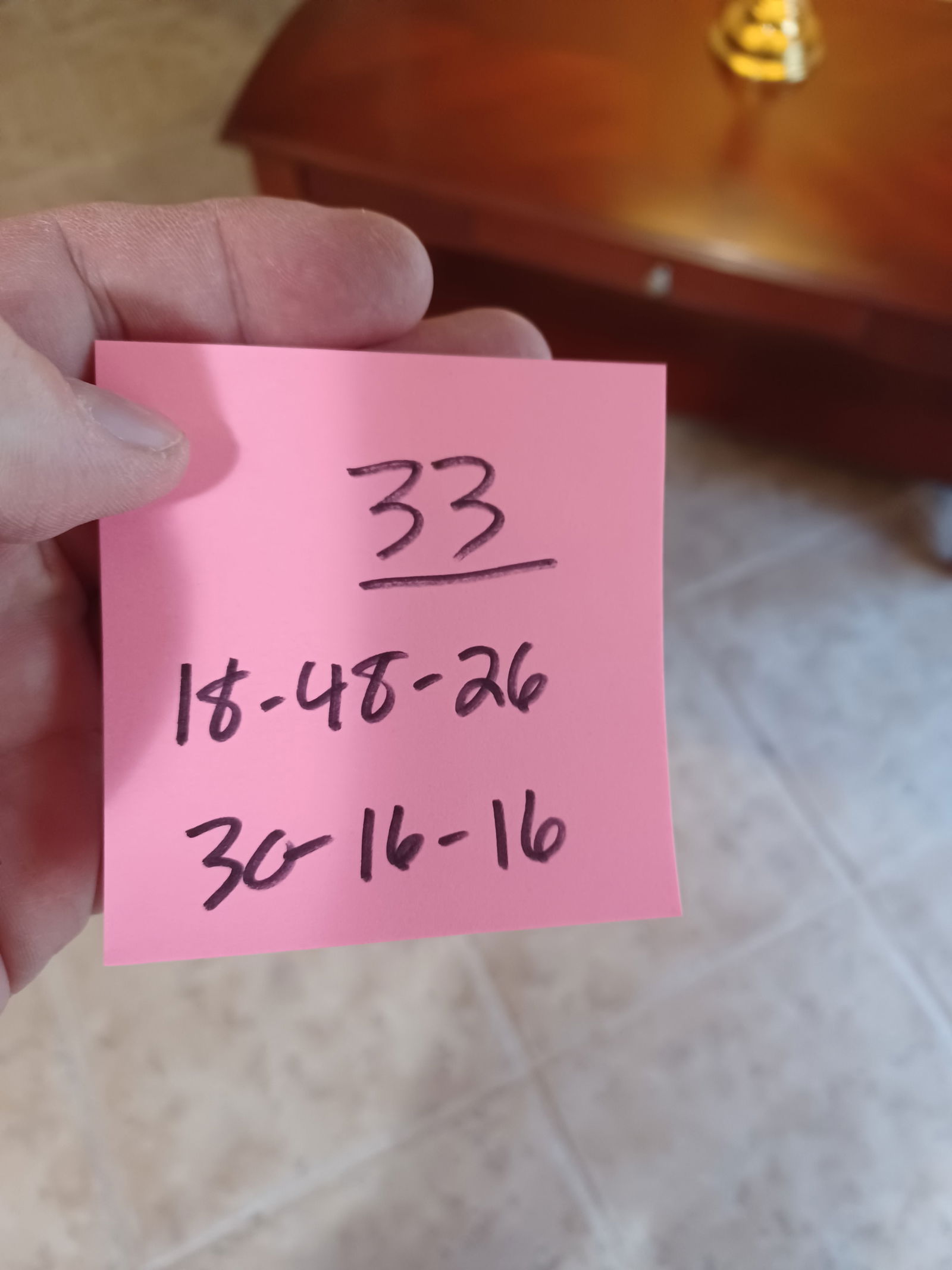 Mahogany Coffee Table and Lamp/ some wear as seen - 2