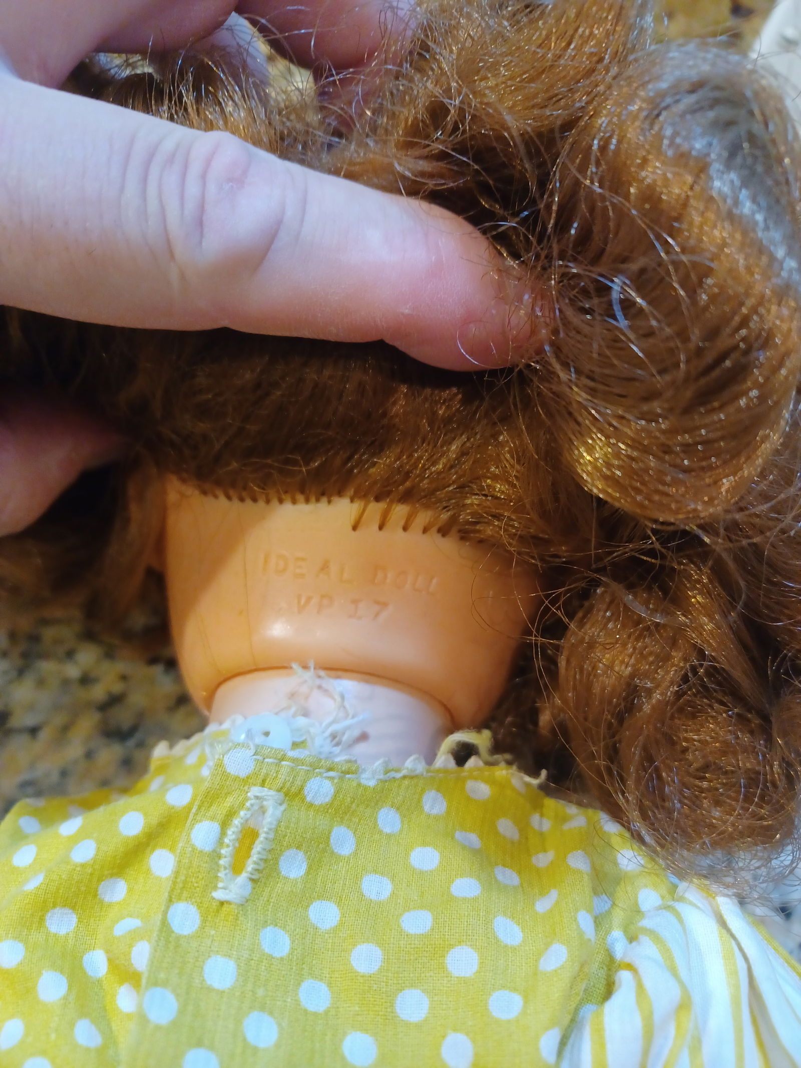 Vintage Ideal Doll/ Makes noise when picked up/ Eyes Close / Great Shape - 5