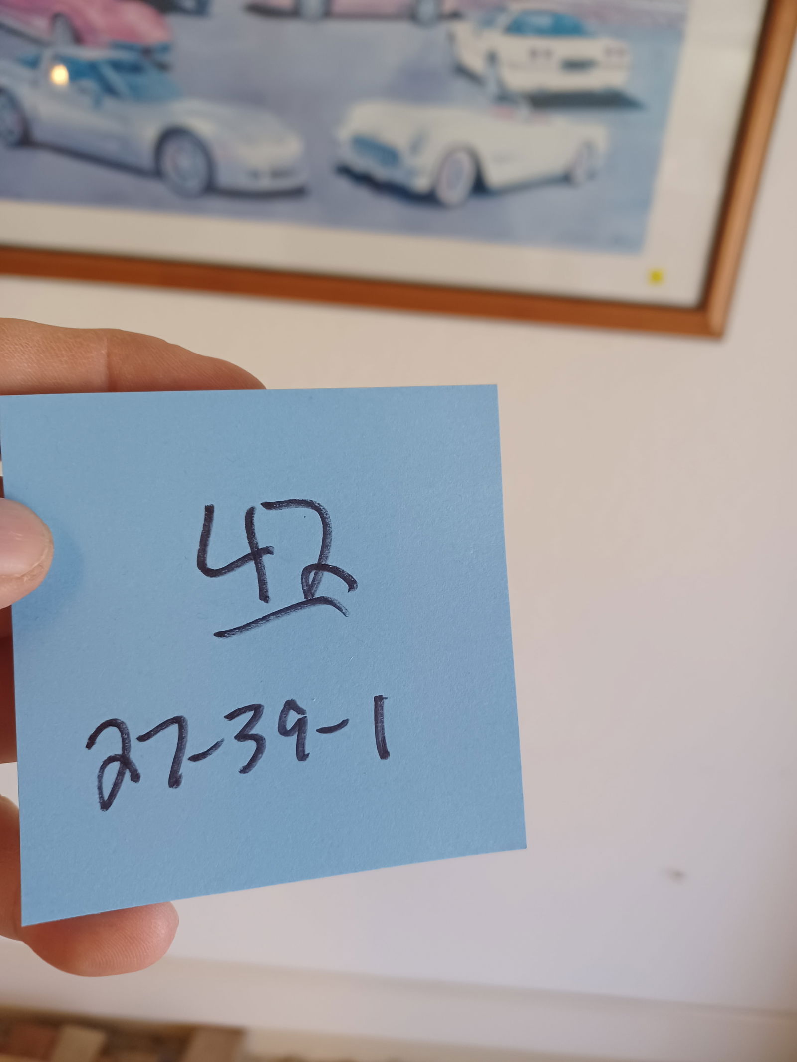 Vintage Corvette Framed Print - 2