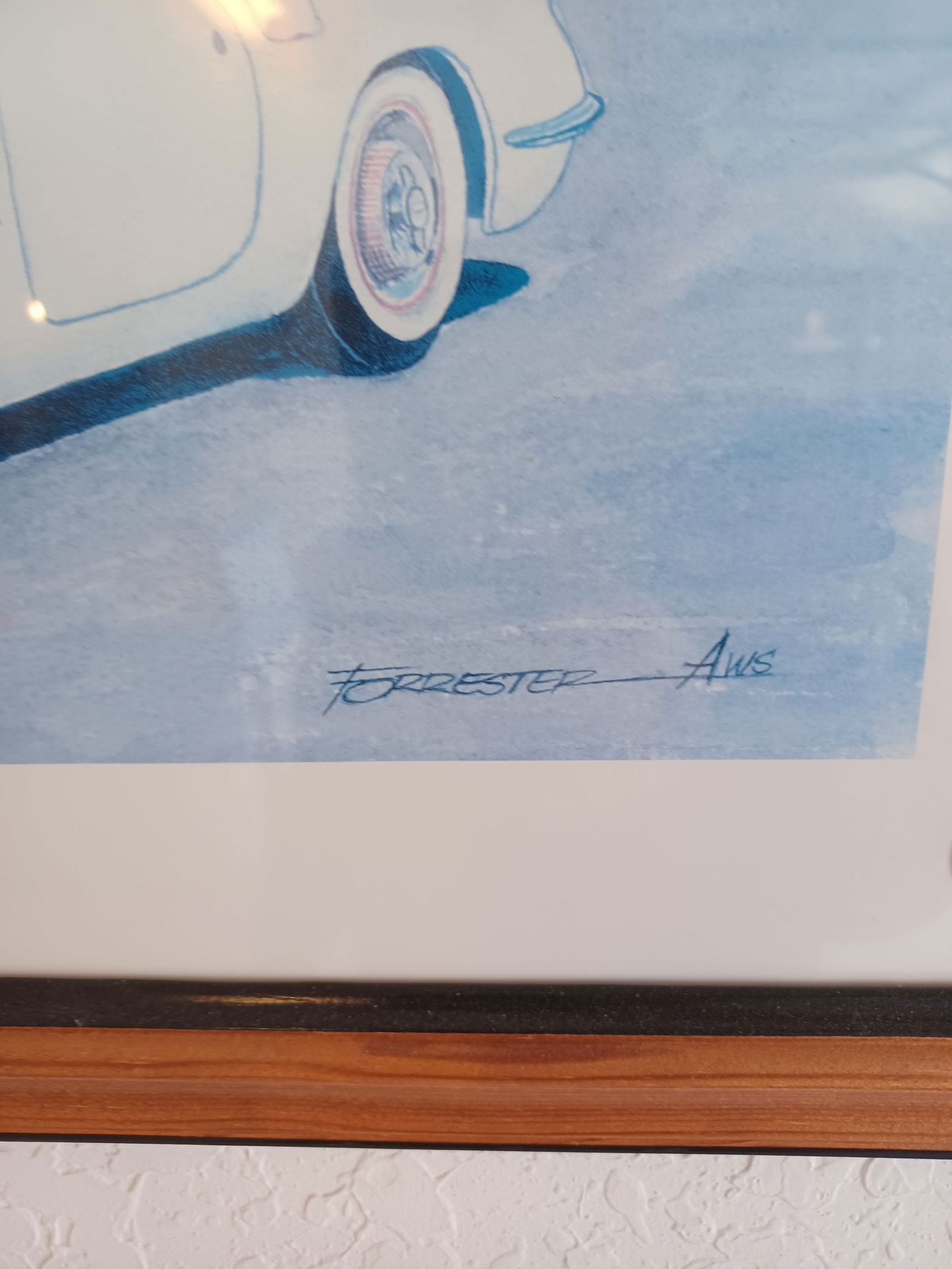 Vintage Corvette Framed Print - 3