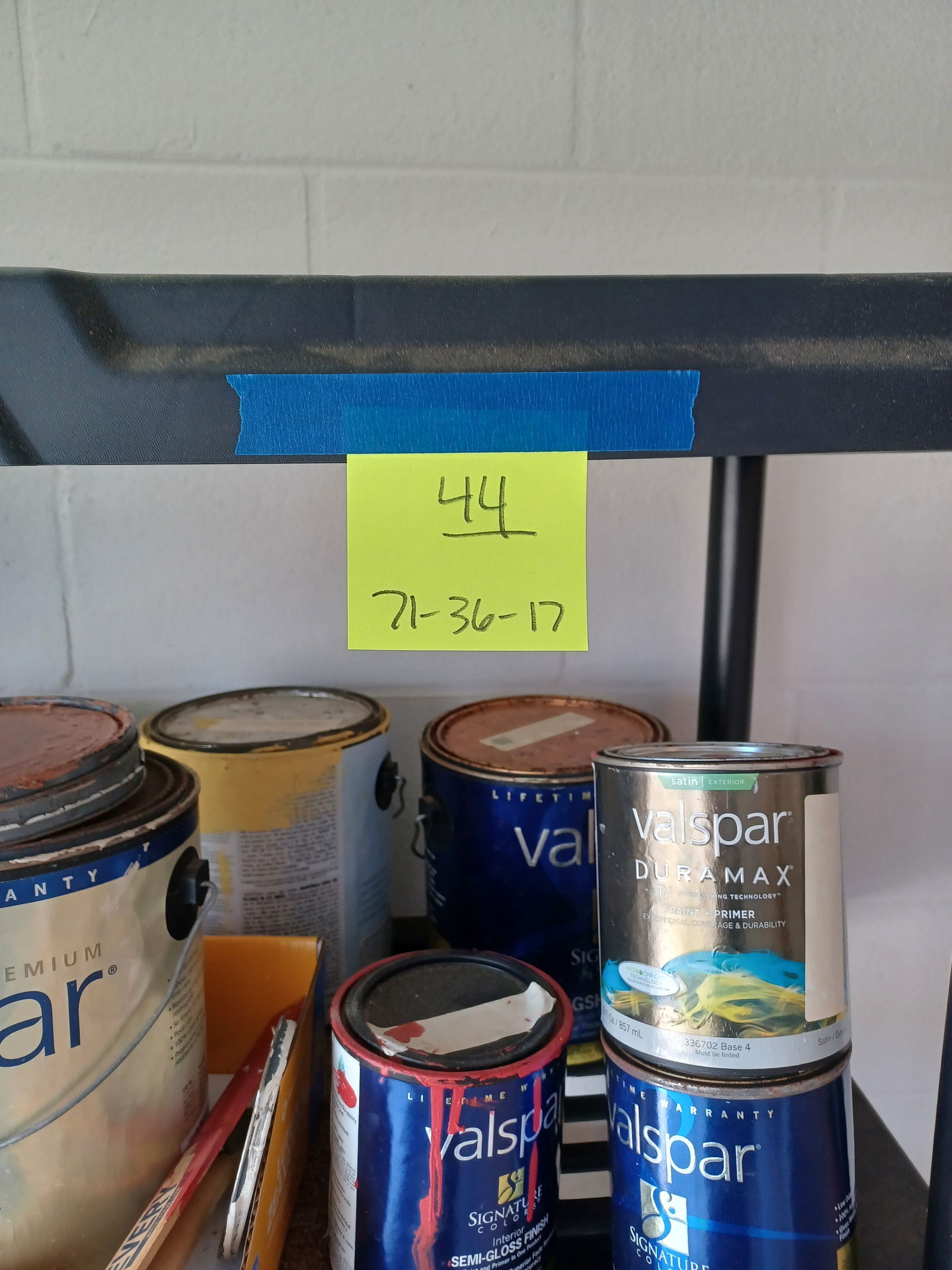 Black Shelf and contents all seen - 2