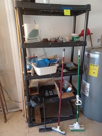 Black Shelf and contents all seen