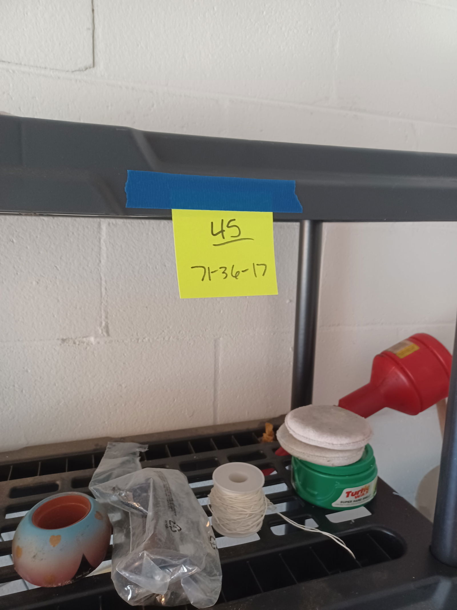 Black Shelf and contents all seen - 2