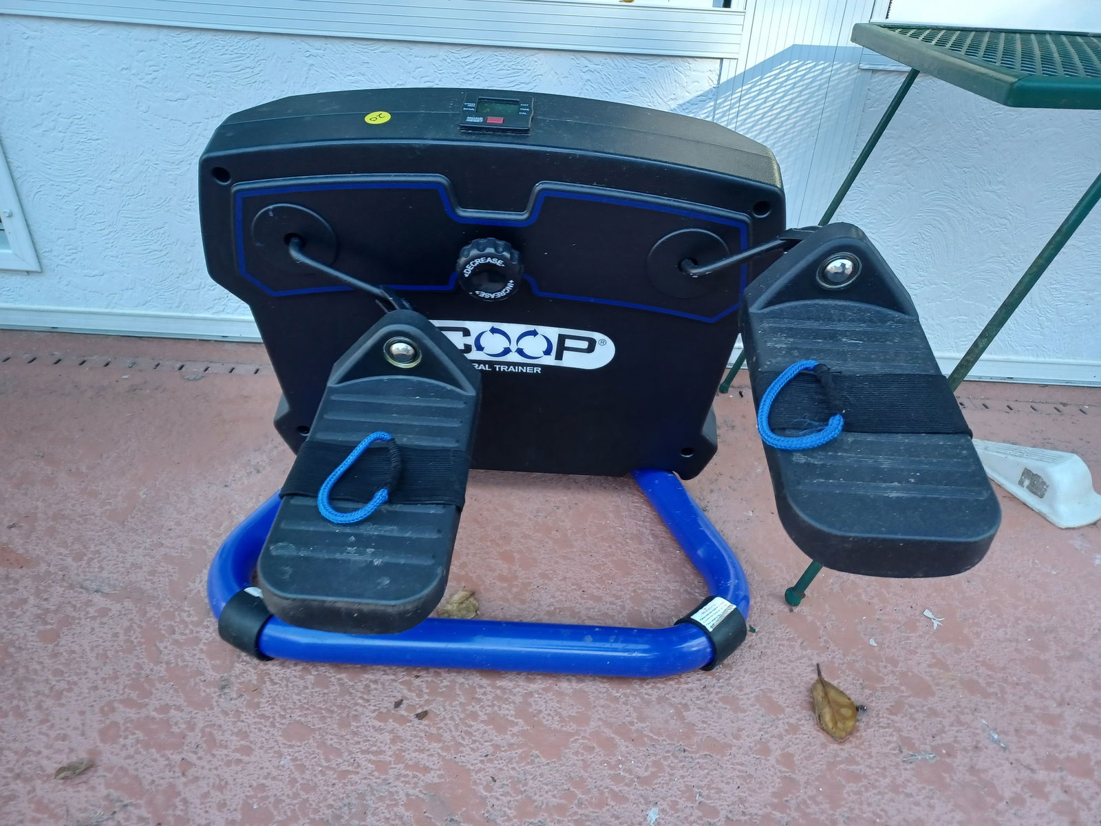 Exercise Machine and Wrought Iron Table/ as seen - 2