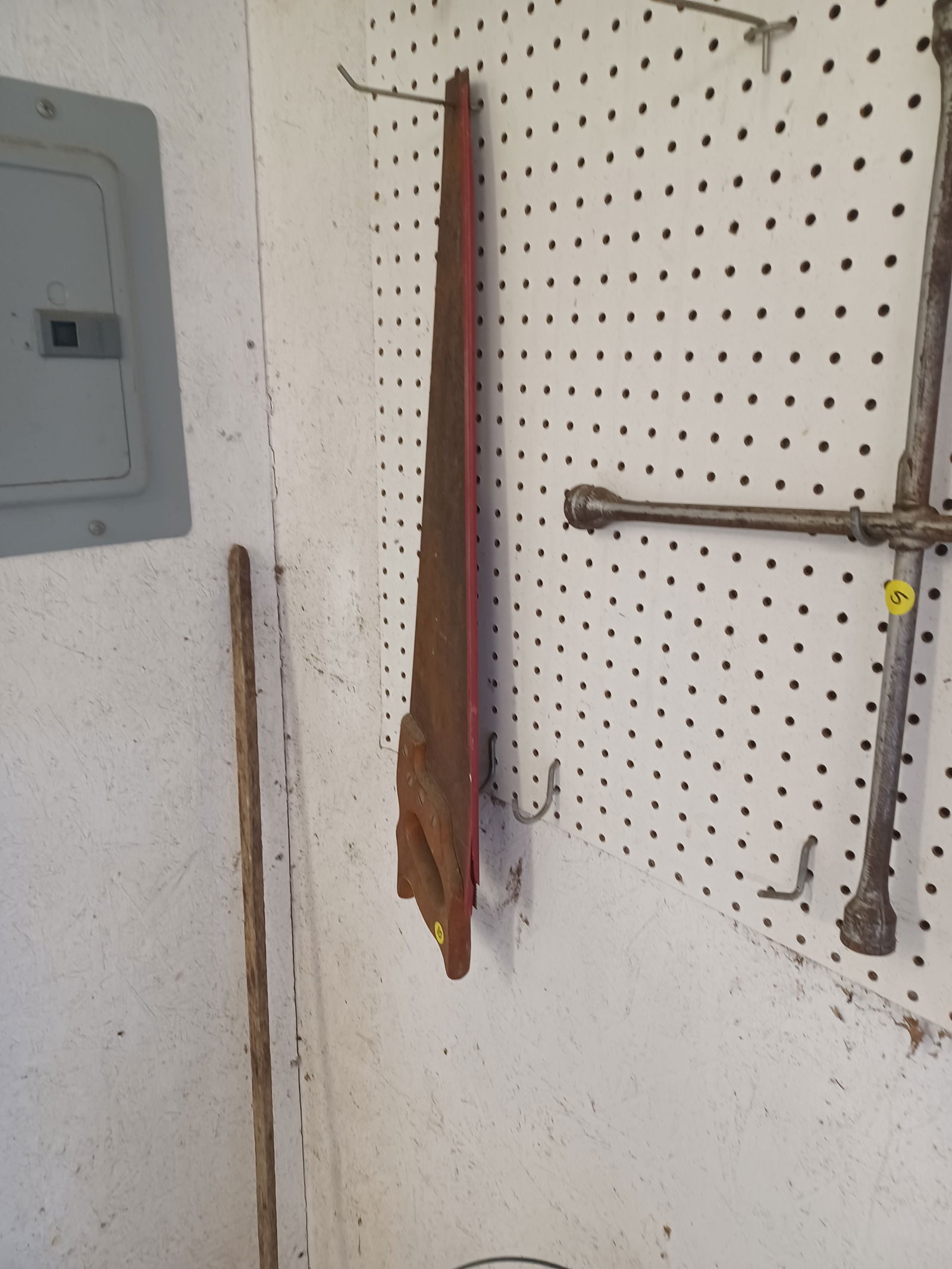 Peg Board and all tools shown on it - 5