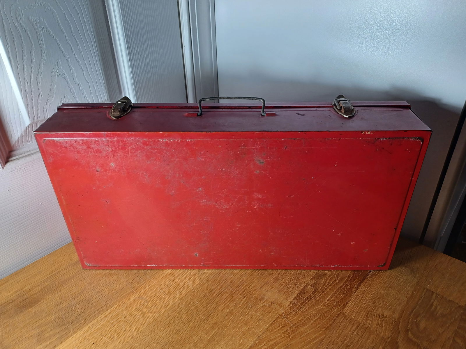 Vintage Metal Skil Craft Microscope Box / Case only as seen - 4