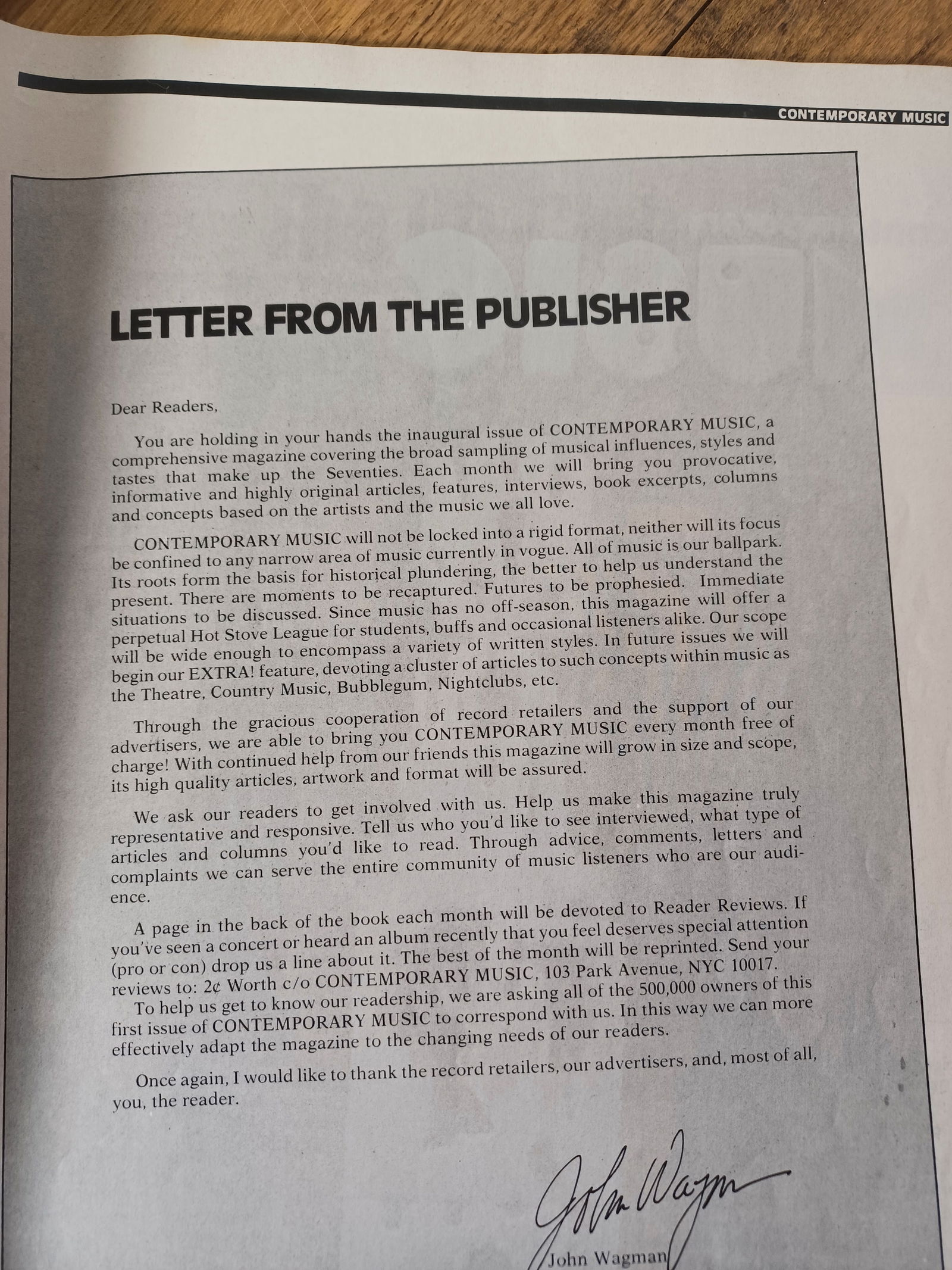 Contemporary Music 1974 Magazine featuring Elton John - 3