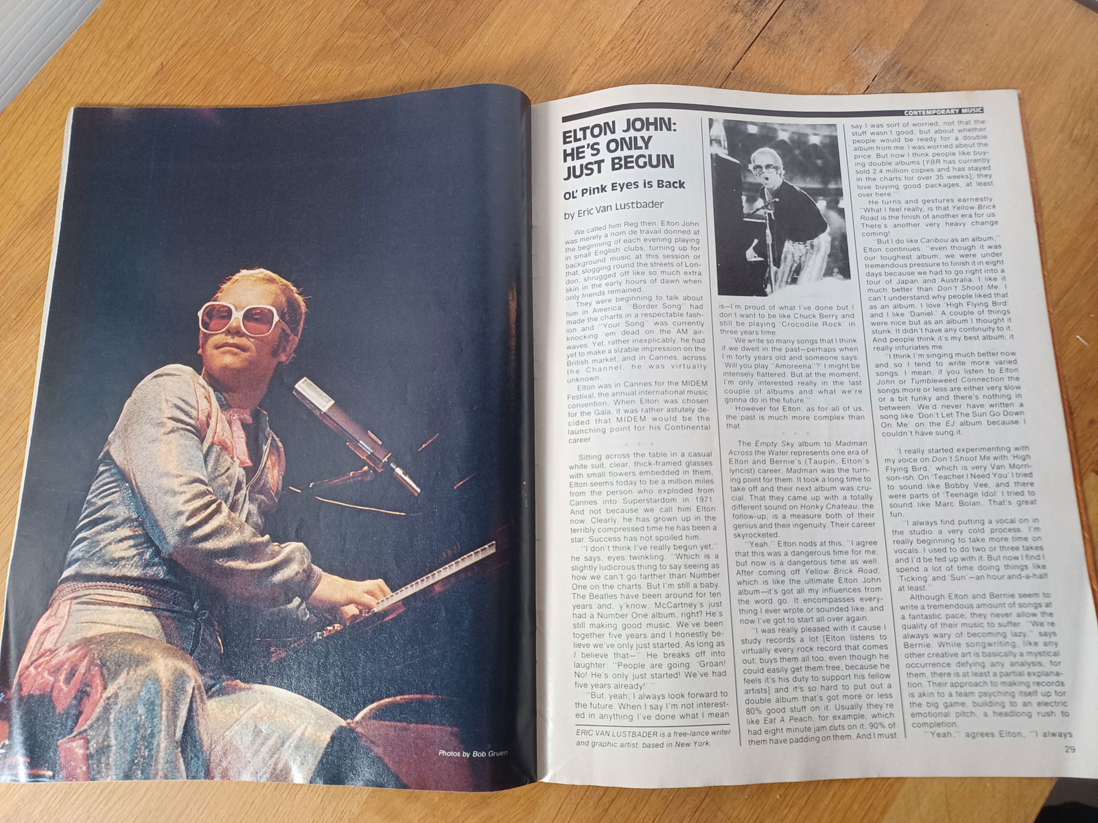Contemporary Music 1974 Magazine featuring Elton John - 6