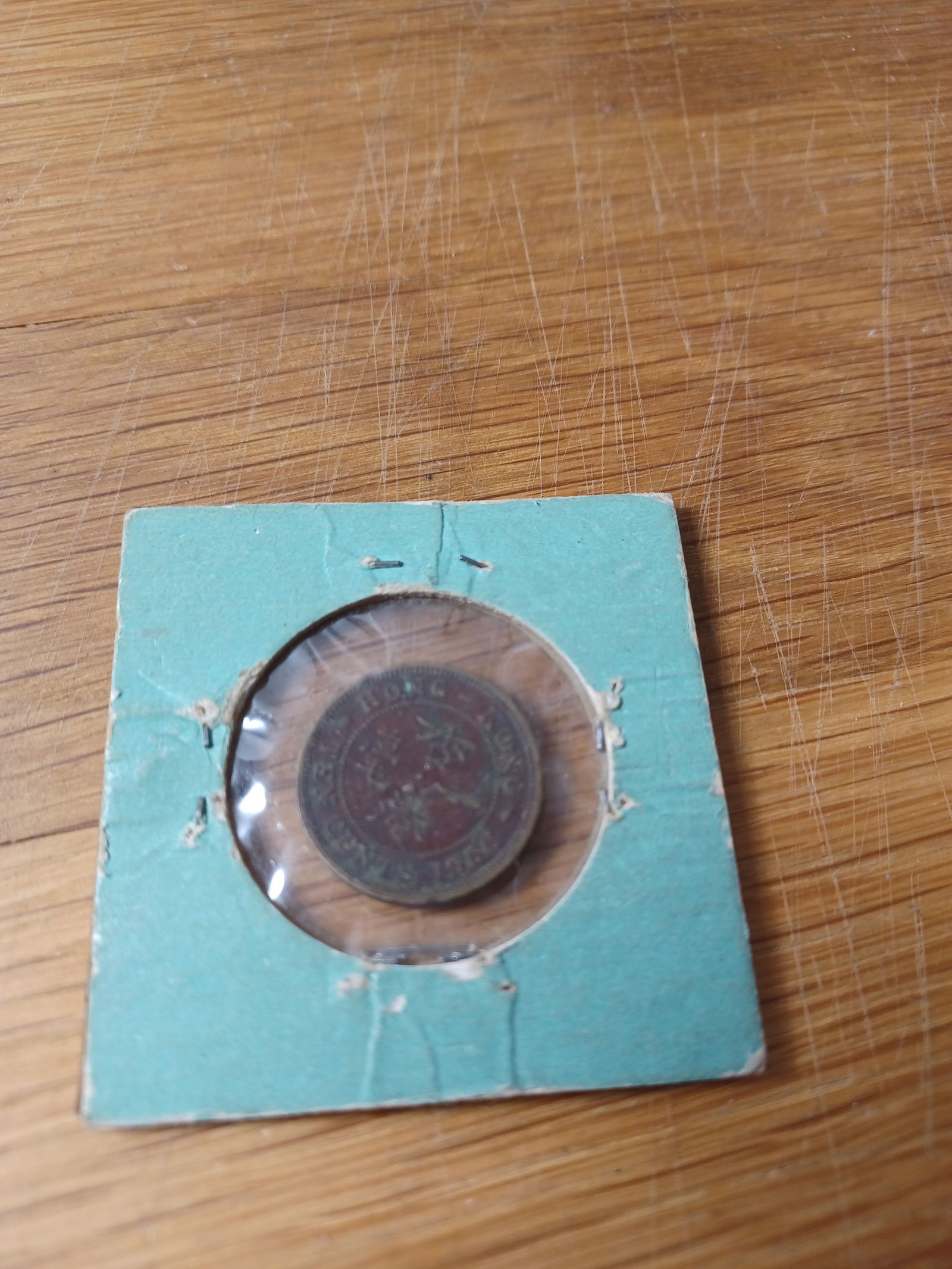 1956 Hong Kong $.10 Coin / As seen - 3