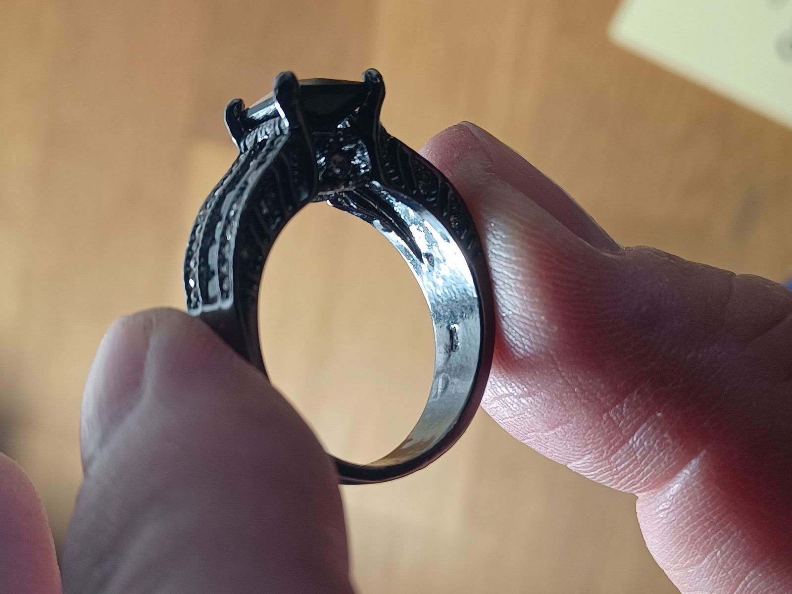 Vintage Sterling Ring Size 11 - 4