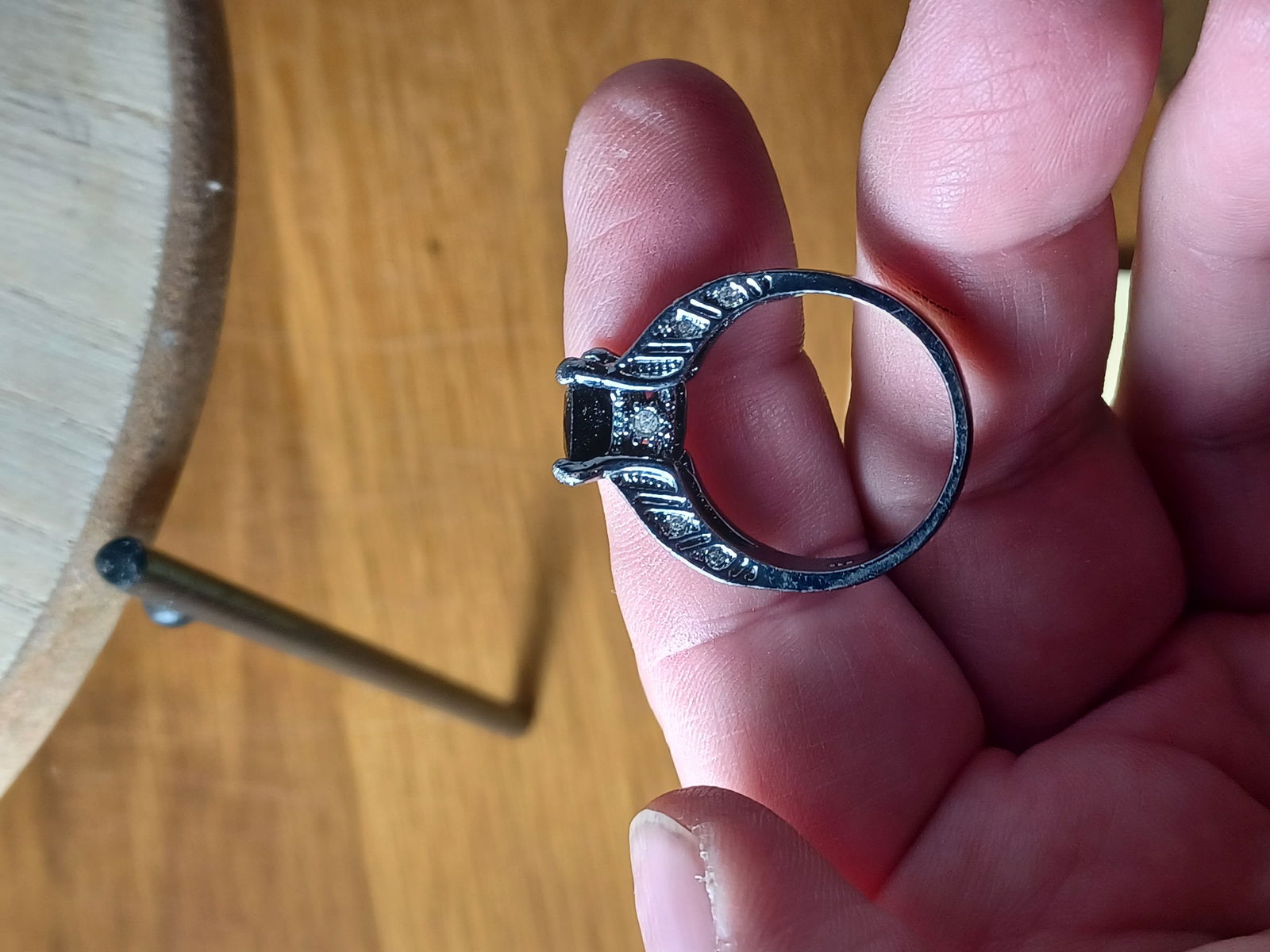 Vintage Sterling Ring Size 11 - 7