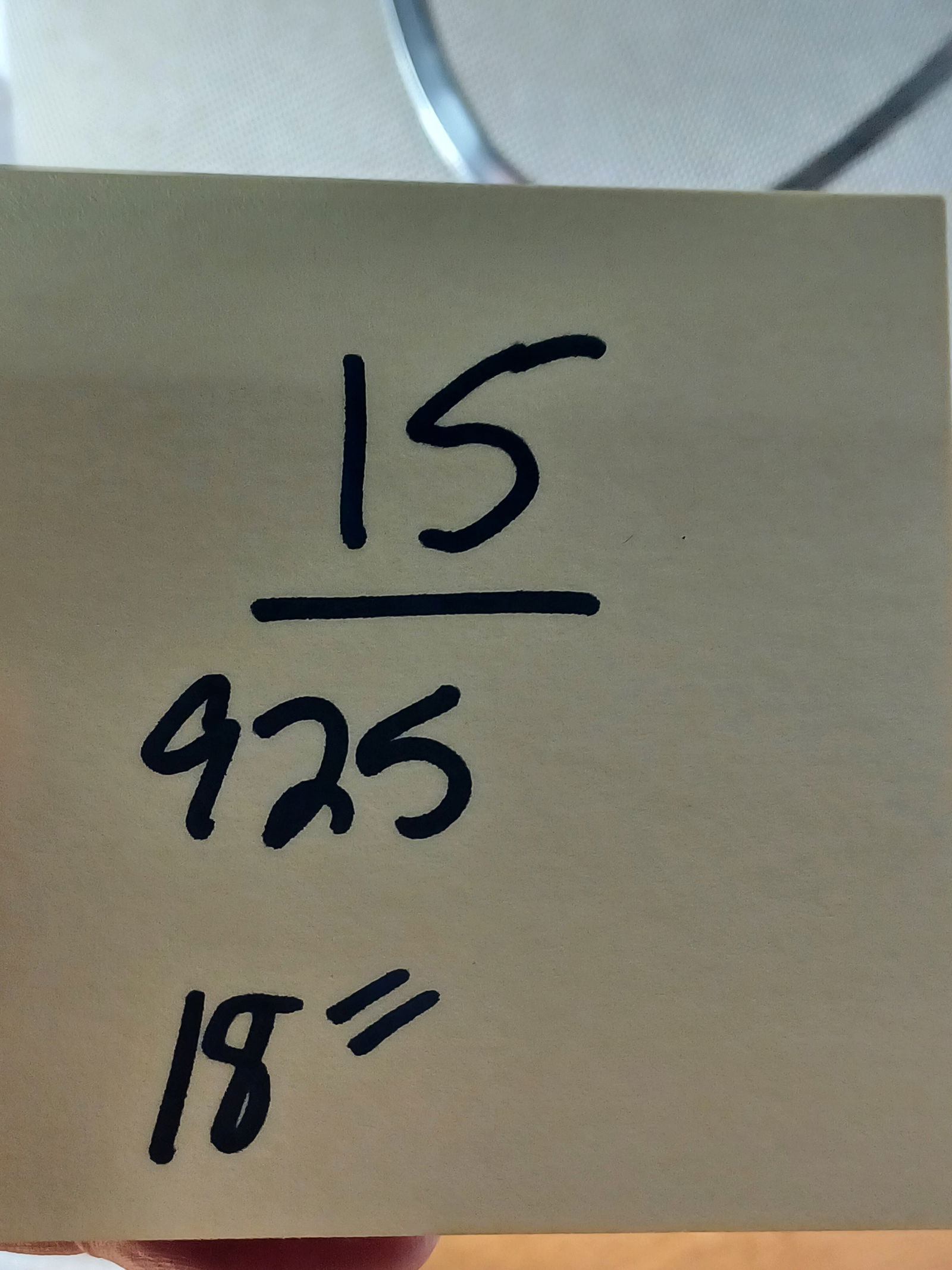 Sterling Herringbone Chain 18 inches - 2