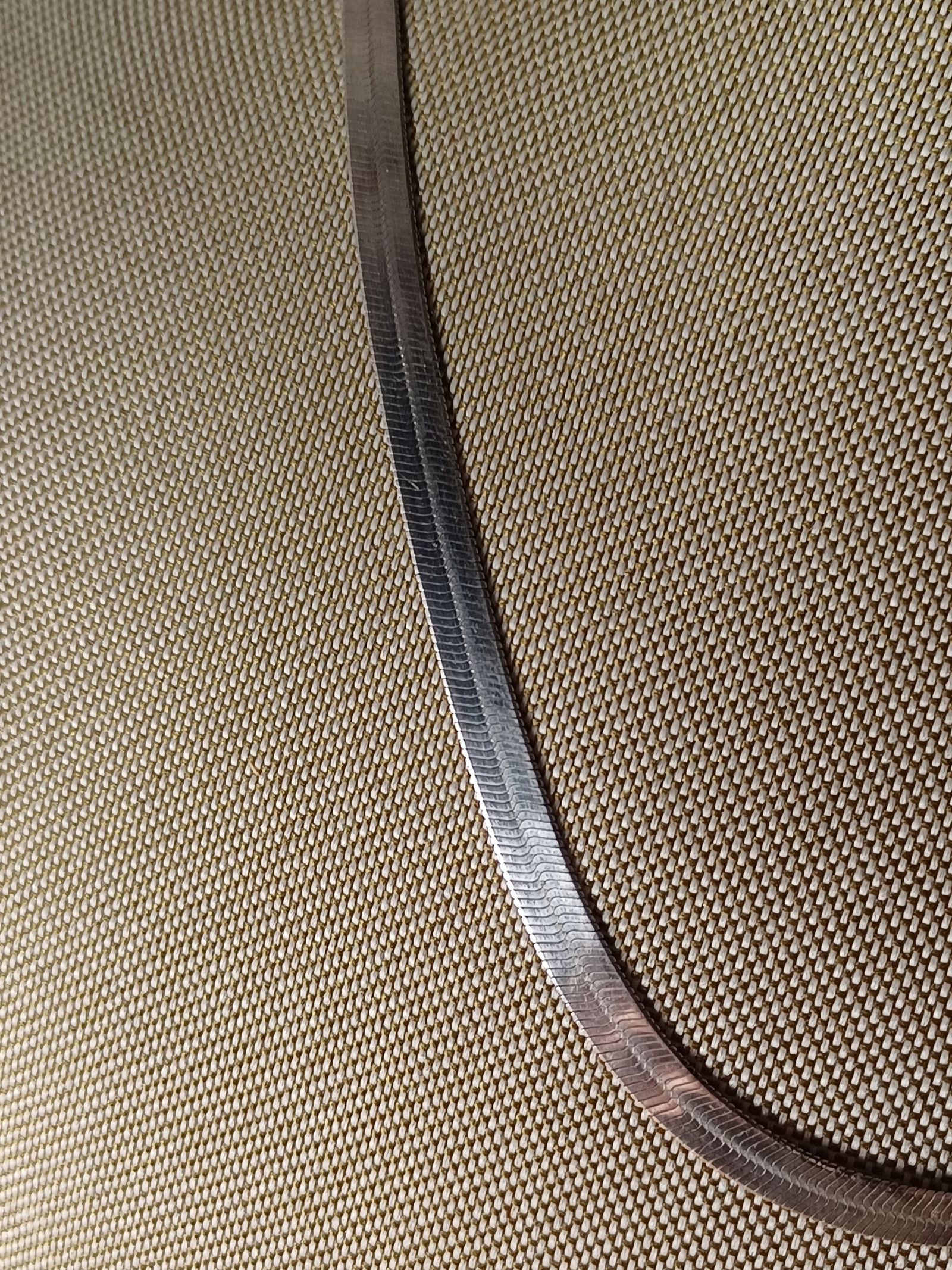 Sterling Herringbone Chain 18 inches - 3